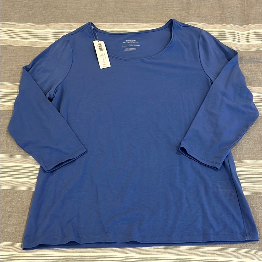Chico’s Blue Top